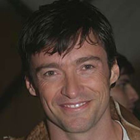 Young Hugh Jackman smiling